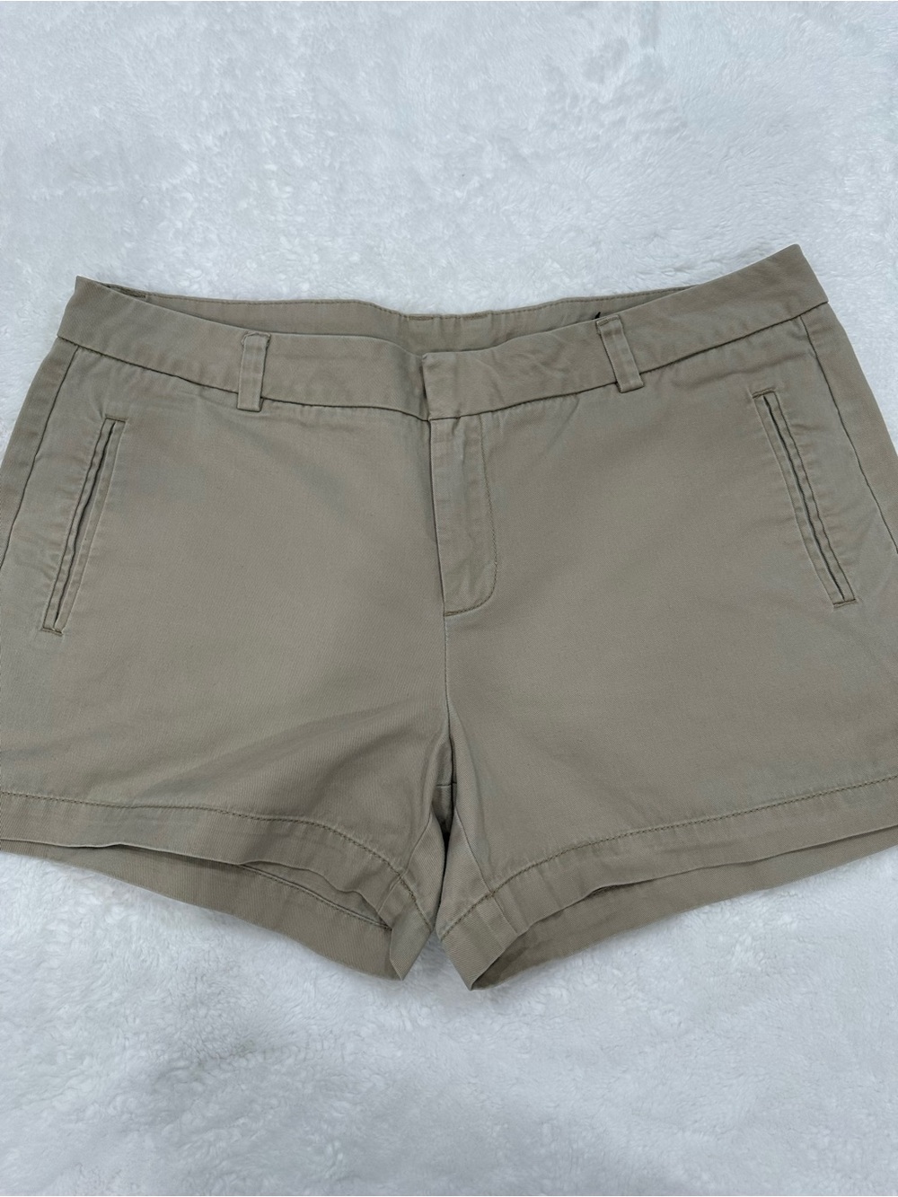 STYLUS Taupe Casual Chino Bermuda Shorts